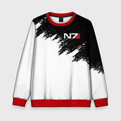 Свитшот детский MASS EFFECT N7, цвет: 3D-красный