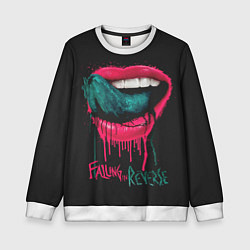 Свитшот детский Falling in Reverse, цвет: 3D-белый