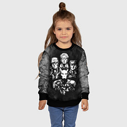 Свитшот детский JOJOS BIZARRE ADVENTURE, цвет: 3D-черный — фото 2
