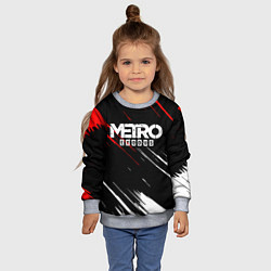 Свитшот детский METRO EXODUS, цвет: 3D-меланж — фото 2