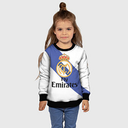 Свитшот детский Реал, цвет: 3D-черный — фото 2