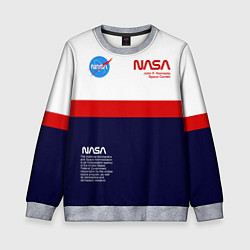 Свитшот детский NASA, цвет: 3D-меланж