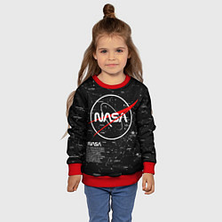 Свитшот детский NASA, цвет: 3D-красный — фото 2