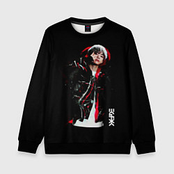 Свитшот детский BTS, цвет: 3D-черный