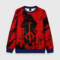 Свитшот детский BLOODBORNE, цвет: 3D-синий