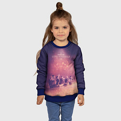 Свитшот детский BTS, цвет: 3D-синий — фото 2