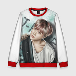 Свитшот детский BTS, цвет: 3D-красный
