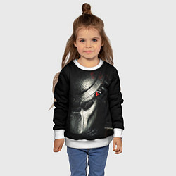 Свитшот детский PREDATOR, цвет: 3D-белый — фото 2