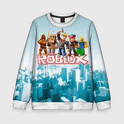 Свитшот детский ROBLOX 5, цвет: 3D-белый