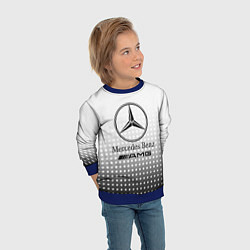 Свитшот детский Mercedes-Benz, цвет: 3D-синий — фото 2