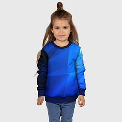 Свитшот детский SHADES OF BLUE, цвет: 3D-синий — фото 2