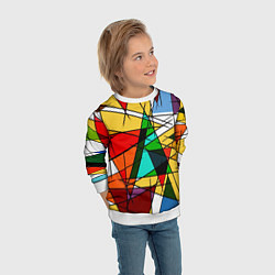 Свитшот детский ПИКАССО, цвет: 3D-белый — фото 2