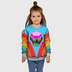 Свитшот детский 6IX9INE, цвет: 3D-меланж — фото 2