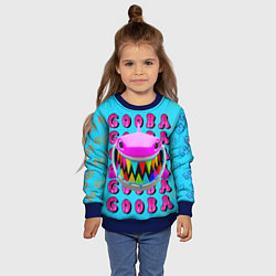 Свитшот детский 6IX9INE- GOOBA, цвет: 3D-синий — фото 2