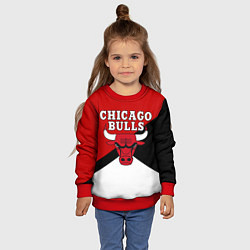 Свитшот детский CHICAGO BULLS, цвет: 3D-красный — фото 2