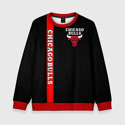 Свитшот детский CHICAGO BULLS, цвет: 3D-красный