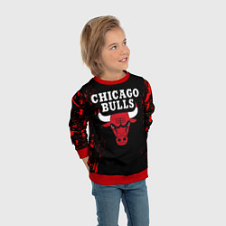 Свитшот детский CHICAGO BULLS, цвет: 3D-красный — фото 2