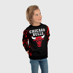 Свитшот детский CHICAGO BULLS, цвет: 3D-черный — фото 2