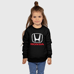 Свитшот детский HONDA, цвет: 3D-черный — фото 2