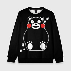 Свитшот детский Kumamon, цвет: 3D-черный