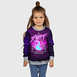 Свитшот детский PROMARE, цвет: 3D-меланж — фото 2