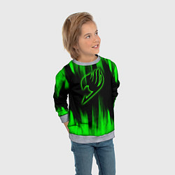 Свитшот детский Fairy Tail, цвет: 3D-меланж — фото 2