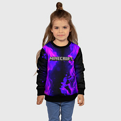 Свитшот детский MINECRAFT, цвет: 3D-черный — фото 2