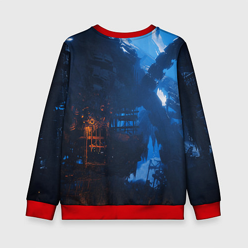 Детский свитшот HORIZON ZERO DAWN / 3D-Красный – фото 2