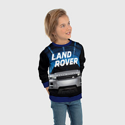 Свитшот детский LAND ROVER, цвет: 3D-синий — фото 2