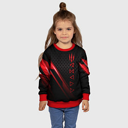 Свитшот детский The Witcher, цвет: 3D-красный — фото 2