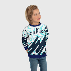 Свитшот детский CS GO КС ГО, цвет: 3D-синий — фото 2