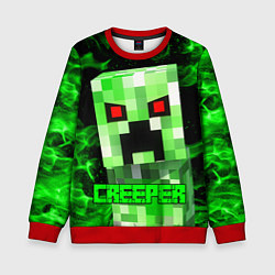 Свитшот детский MINECRAFT CREEPER, цвет: 3D-красный