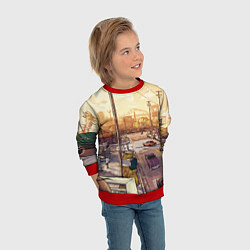 Свитшот детский GTA San Andreas, цвет: 3D-красный — фото 2