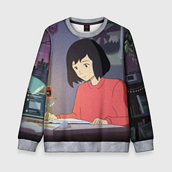 Свитшот детский Lofi, цвет: 3D-меланж