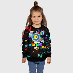 Свитшот детский BRAWL STARS NANI НАНИ, цвет: 3D-черный — фото 2