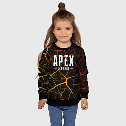 Свитшот детский Apex Legends, цвет: 3D-черный — фото 2
