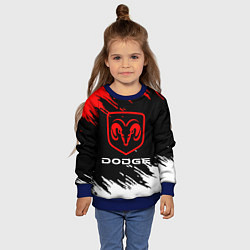 Свитшот детский DODGE, цвет: 3D-синий — фото 2