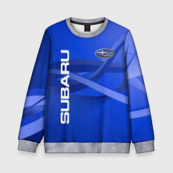Свитшот детский SUBARU, цвет: 3D-меланж