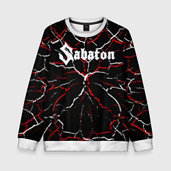 Свитшот детский Sabaton, цвет: 3D-белый