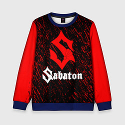 Свитшот детский Sabaton, цвет: 3D-синий