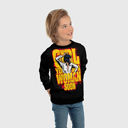 Свитшот детский Криминальное чтиво, цвет: 3D-черный — фото 2