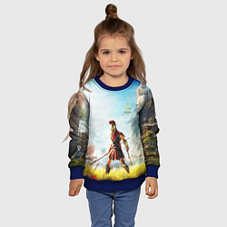 Свитшот детский AssassinS Creed Origins odyssey, цвет: 3D-синий — фото 2