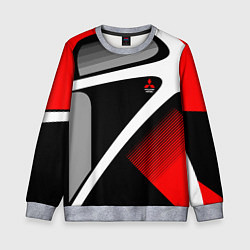 Свитшот детский Mitsubishi ФОРМА, цвет: 3D-меланж