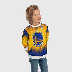 Свитшот детский Golden State Warriors, цвет: 3D-белый — фото 2