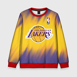 Свитшот детский Los Angeles Lakers, цвет: 3D-красный