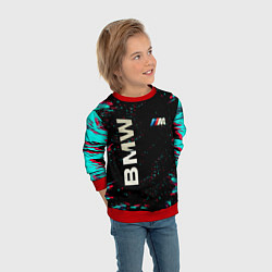 Свитшот детский BMW, цвет: 3D-красный — фото 2