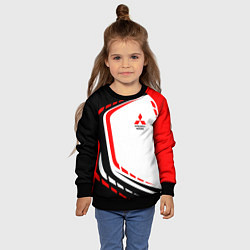 Свитшот детский Mitsubishi EVO Uniform, цвет: 3D-черный — фото 2