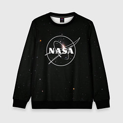 Свитшот детский NASA l НАСА S, цвет: 3D-черный