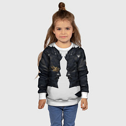 Свитшот детский Отражение Адама Дженсена Deus Ex, цвет: 3D-белый — фото 2