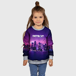 Свитшот детский Detroit Become Human S, цвет: 3D-меланж — фото 2